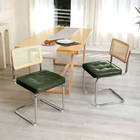 2Pcs Vintage Dining Chairs (1/3)