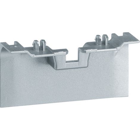 Pièce de recouvrement de support d'appareillage pour plinthe SL20080 alu (SL20080AFD1)