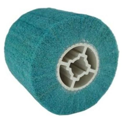 FENOPLASTICABrosse abrasive pour rouleau, brosse en nylon, manchons abrasifs pour rouleaux abrasifs et machines de finition satinée, grain 320, rouleau de finition satinée pour le polissage des surfac (1/4)