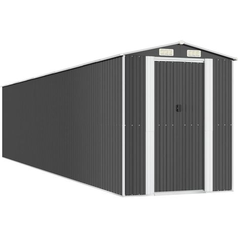 Maison Exclusive - Capanno da Giardino Antracite 192x938x223 cm in Acciaio Zincato
