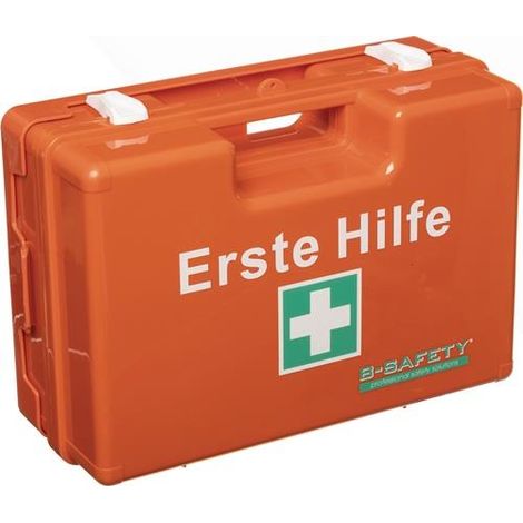 Erste Hilfe Koffer DIN 13157-2021 B310xH210xT130ca.mm orange B-SAFETY (1/3)