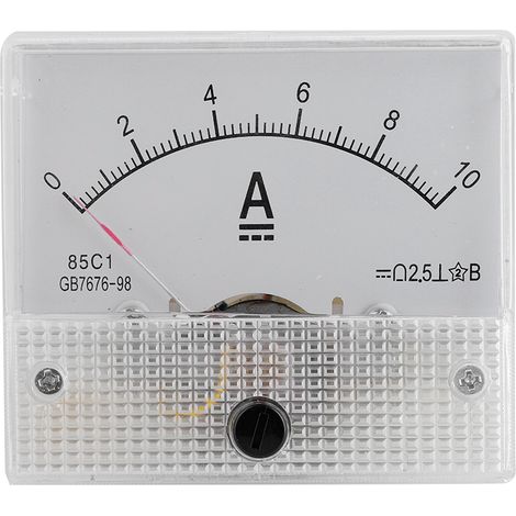 Voltmètre analogique DC 85C1 0-10A, précision 2.5%, pour tableau de bord (1/5)