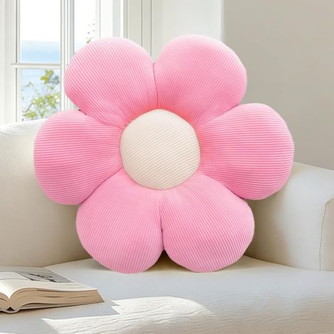 1 Coussin Décoratif, Forme Fleurie, Tissu Doux, Pour Salon Chambre Bureau (1/5)