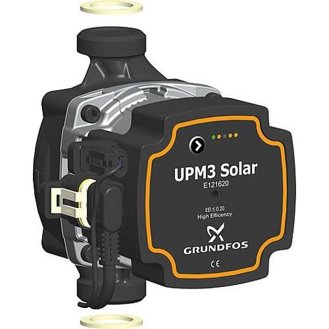Circulateur Grundfos UPM3 15-145,longueur 130mm solaire DN25 (1")male, 9 heures,PWM-C4
