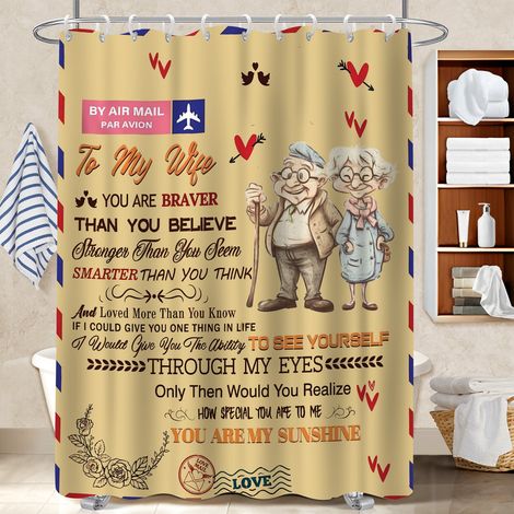 Rideau douche polyester 180x180 tissu respirant rideau séchage rapide pour protéger le sol des éclaboussures efficacement (1/5)