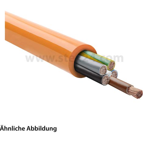HELU KABEL H05BQ-F 5G1mm² Geräteanschlussleitung AD 8,0mm - 10,3mm Nennspannung Uo/U 300V/500V - 1 Meter