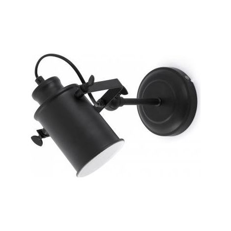 Faro List - Foco de pared ajustable de interior 1 luz Negro, E27 (1/5)