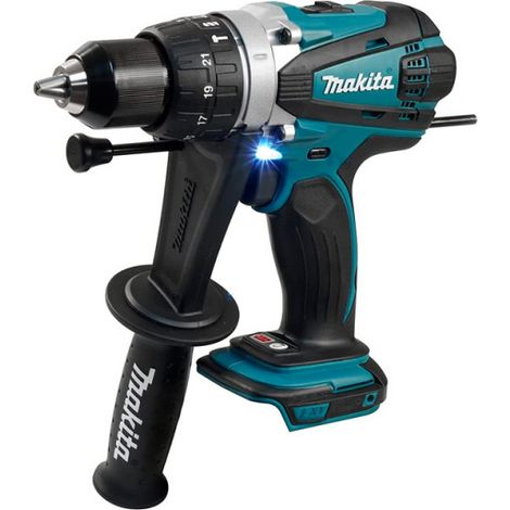 Makita – Perceuse visseuse à percussion 18V DHP458F1 – Moteur Brushless – Couple élevé 21 positions – Technologie XPT pour environnements difficiles — vue 3
