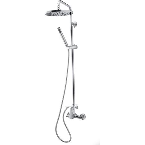 PRESTO 71550300 INGO PLUS Columna Ducha Mezcladora Rociador 250 mm y Flexo inox Cromo - ref: 71550300 (1/2)