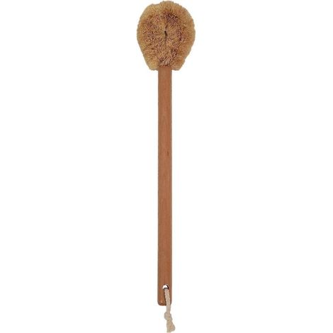 Brosse de cuvette de toilette version moderne améliorée, tête de brosse en fibre de coco --- (1/5)