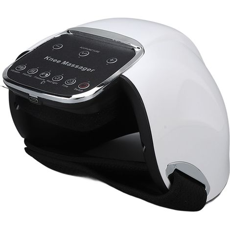 Lot de 2 Genouillère Chauffante Infrarouge, Masseur de Genou Électrique Sans Fil à Vibrations, Soulagement de la Douleur Articulaire (1/5)