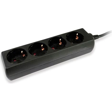 Multiprise - 4 Prises, pour onduleurs, 1,1 m de Longueur, Permet de Multiples connexions électriques de manière sûre et Efficace.