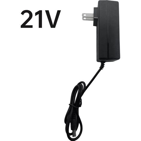 Chargeur de batterie lithium 21V pour outils électriques, adaptateur secteur avec protections multiples, accessoire pour outils lithium, prise US (1/2)