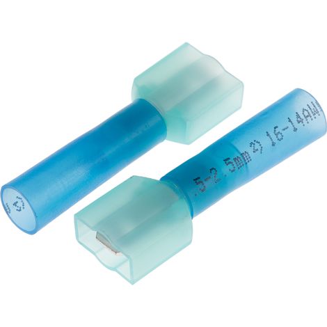 Cosse faston RS PRO, Isolé, Bleu