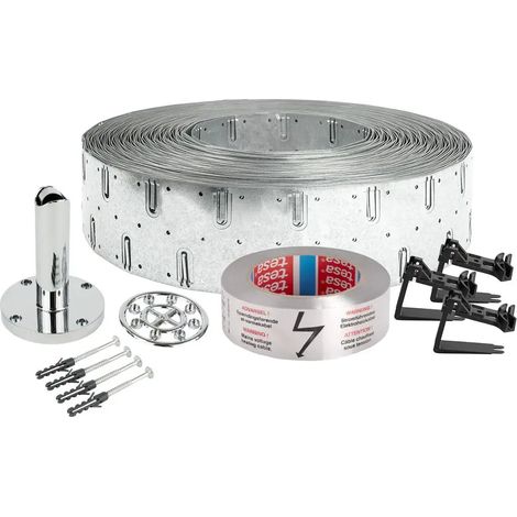Danfoss Cinta adhesiva de aluminio 38mm ancho/50m largo máx,160C,m,rótulo de advertencia,autoadhesiva, 088L0409