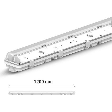 NIL II TUBE ETANCHE TUBE LED 1200 X2 MIIDEX LIGHTING 101063 (1/2)