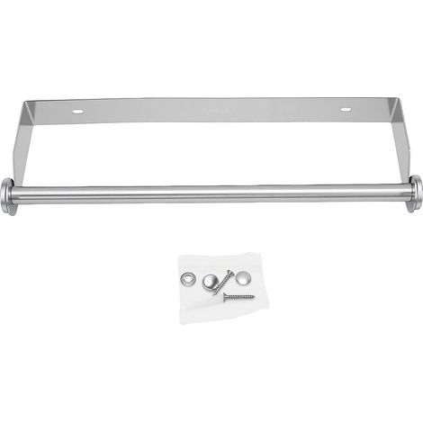 Distributeur de papier essuie-tout mural en acier inoxydable 304, à fixer sous un meuble de cuisine ou à installer dans un garage (33 cm / 13 pouces). (1/5)
