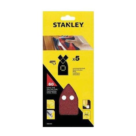 5,0 x CARTA ABRASIVA VELCRATA MULTILEV BD STANLEY
