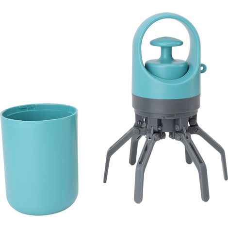 Ramasse-crottes pour animaux de compagnie à 6 griffes, compact, portable et facile à utiliser. Outil de nettoyage des excréments d'animaux pour les promenades, l'escalade et les voyages. (1/5)