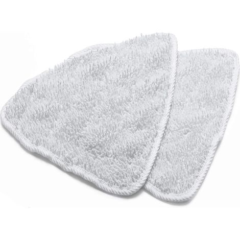 2 pièces - Lingettes pour nettoyeur vapeur compatibles Vileda - Recharges de lingettes pour balai vapeur - Lingettes de rechange propres - Recharges pour balai vapeur - Lingettes en microfibre lavable (1/2)