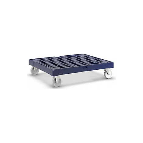Tablero rodante de plástico  longitud total 682 mm  azul