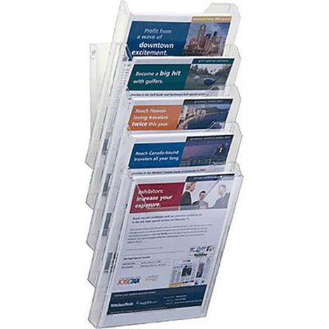 Durable COMBIBOXX A4 SET XL - 8586 858619 Porta depliant Trasparente DIN A4 Numero scomparti 5 1 pz. (L x A x P) 242 x (1/5)