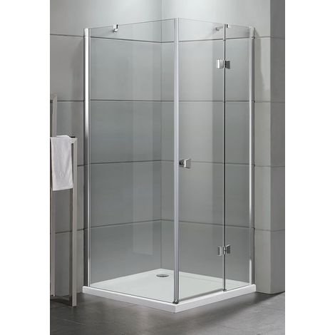 TrendLine Duschkabine Eckeinstieg  Easy 6 Open rechts 90x90cm Drehtür Eckdusche (1/4)