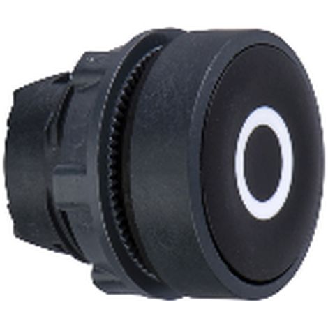 Testa di impulso nera FLUSH SCHNEIDER con IP65 e tensione 220V.