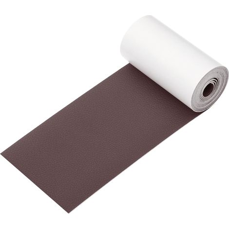 Autositz-Reparaturaufkleber, 7,6 x 152,4 cm, Sofa-Reparaturaufkleber, kratz- und abriebfest, passend für die meisten Autos (Dunkelbraun)