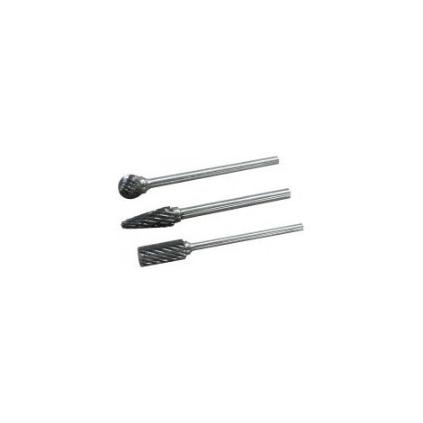 MAXICRAFT 2 fraises carbure tungstène sphériques Ø 6 mm