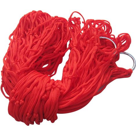 Filiyano-Hamac léger et portable en nylon avec filet ou corde pour loisirs en plein air (1/5)
