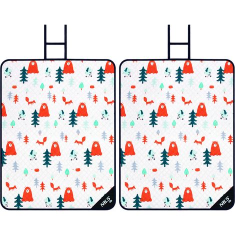 Coperta da picnic impermeabile, 195x200 cm, confezione da 2 (1/5)