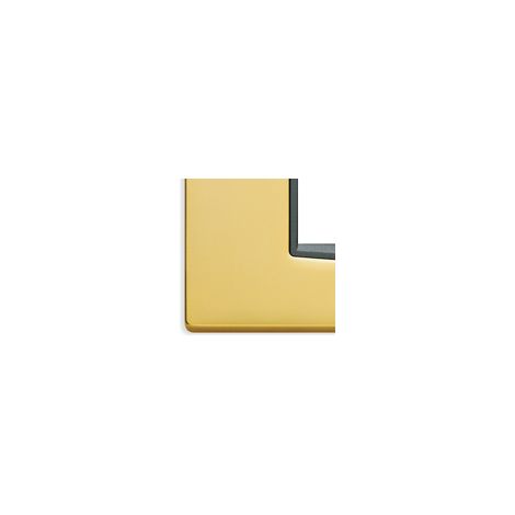 VIMAR - 1 PLACCA EIKON CLASSIC 4 MODULIIN METALLO COLORE ORO SATINATO 20654.21