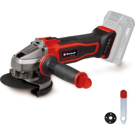 Einhell Akku-Winkelschleifer TE-AG 18/115-2 Li - Solo Power X-Change (18 V, 115 mm Scheibendurchmesser, 28 mm Schnitttiefe, Zusatzhandgriff, inkl. Trennschutz, ohne Akku) (1/5)