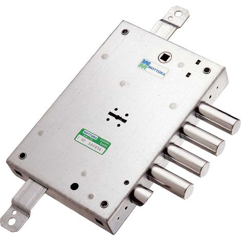 1PZ SERRATURA DA APPLICARE TRIPLICE PER PORTE BLINDATE Dx E 63 - mm 206 x 136 codice 3014580
