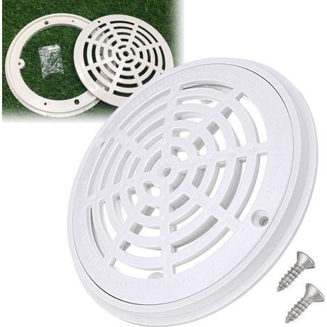 1 round main drain cover for pool replacement hose fittingsHigh quality, the ideal choice for families. (1/5)