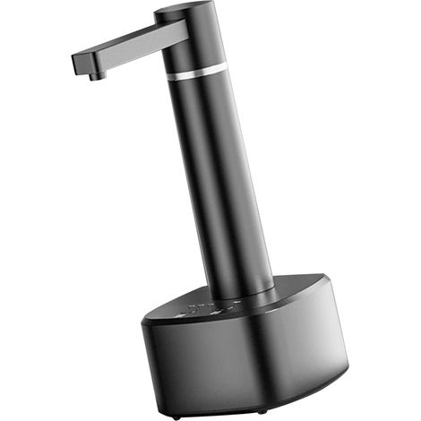 Distributeur d'eau électrique portable pour bouteille, pompe à eau automatique compacte et légère, noire, efficace pour maison (1/5)