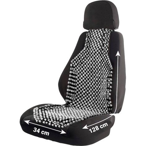 Housse de siège refroidissante HP Autozubehör Holzkugel fonction massage 19116 anthracite C302132