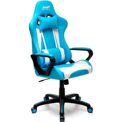 Poltrona Gaming azzurra cm 51x48x46h (1/2)