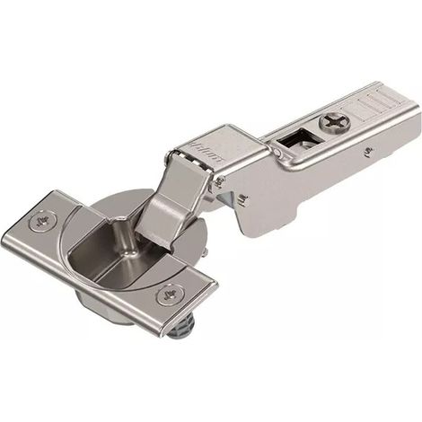 Charnière 110° pour porte en applique - BLUM - A frapper - Semi-applique - Sans BLUMOTION - K1,5 - Nickelé