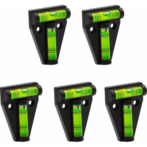 5-teiliges Wohnmobil-Wasserwaagen-Set (T-förmig), vielseitige 2-Wege-Wasserwaage, geeignet für Wohnmobile, Maschinen, Möbel, Stative und Kameraausrüstung. (1/5)