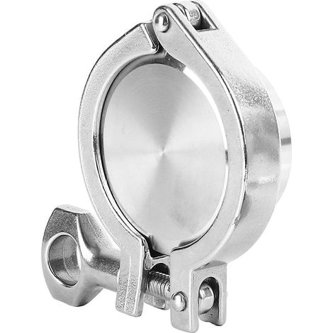 Collier de serrage sanitaire en acier inoxydable, robuste, à une seule broche avec écrou papillon pour tube (1/4)