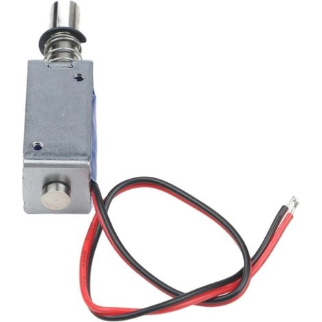 Verrou à solénoïde électronique, loquet de porte pousser/tirer 24 V CC (1/5)