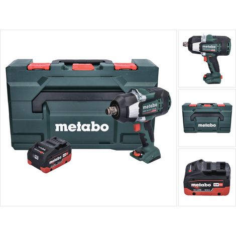 Metabo SSW 18 LTX 1750 BL avvitatore a impulsi a batteria 18 V 1750 Nm 3/4" brushless + 1x batteria ricaricabile 5,5 Ah + metaBOX - senza caricatore (1/5)