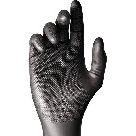 JUBA 580NR GRIPPAZ Einweg-Nitrilhandschuhe mit oberem Griff (GRÖSSE 9)