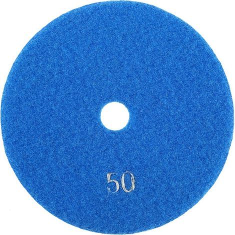 Tampons de polissage de diamant humide de 5 '' pouces 125 mm Disques de broyage pour le marbre en béton en granit (50) (1/5)