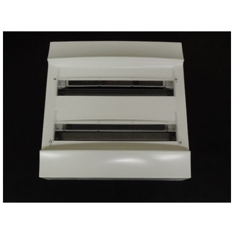 ABB – Coffret électrique nu saillie blanc 2x18 modules – Dimensions 387x387x118mm – Indice de protection IP20 – L619643 (1/2)