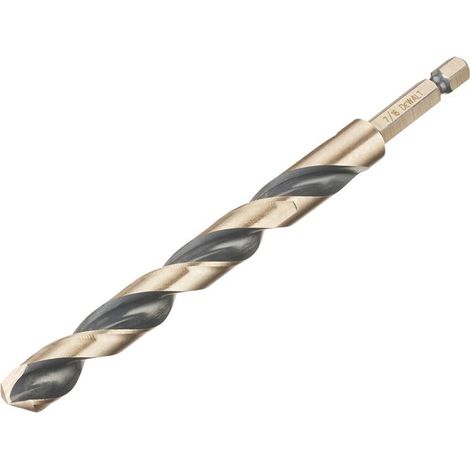 Dewalt DT20617-QZ BLACK&GOLD Hex HSS-G Drill Bit 11.0mm DEWDT20617QZ
