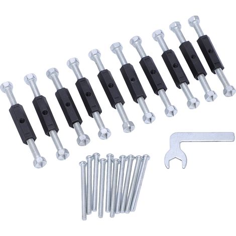 Outil de réparation de boîte de jonction type 86, clé à boulon de support, kit de fixation pour interrupteur mural et prise de courant, support d'isolation 86 (1/5)