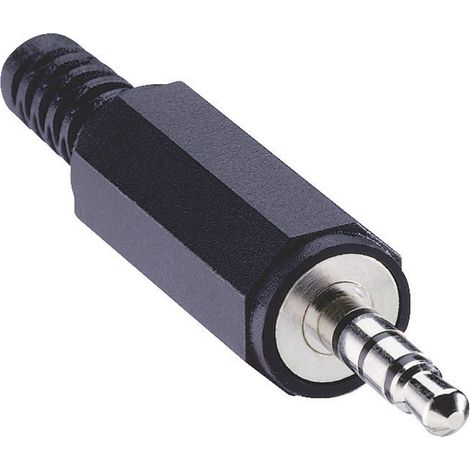 Lumberg 1532 02 Klinken-Steckverbinder 3.5 mm Stecker, gerade Polzahl: 4 Stereo Schwarz 1 St.